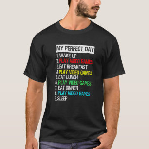 Mein perfekter Tag Videospiele Gaming Apparel Cool T-Shirt