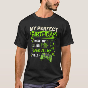 Mein perfekter Tag Videospiele Gaming Geschenke 13 T-Shirt