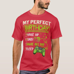 Mein perfekter Tag Videospiele Gaming Geschenke 13 T-Shirt
