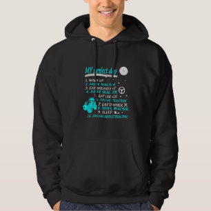 Mein perfekter Tag Weckte den Traktor auf und früh Hoodie