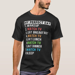 Mein perfekter Tagesfernseher - Fernsehen - Mama V T-Shirt