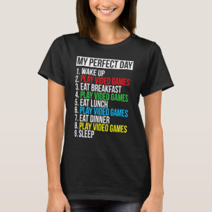 Mein perfekter Video Games Cool Gamer T-Shirt