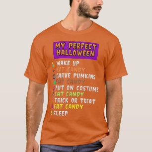 Mein perfektes Halloween Funny Skeleton Cool Pumpk T-Shirt