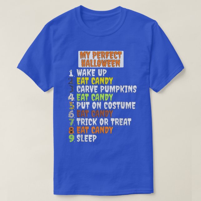 Mein perfektes Halloween Funny Skeleton Zombie Coo T-Shirt (Design vorne)