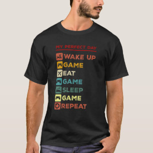 Mein perfektes Tagesmenü ist nur zum Spielen geeig T-Shirt