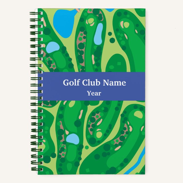 Mein Personal Golf Game Notebook Notizbuch (Vorderseite)