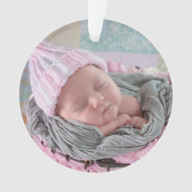 Mein Personalisierter Weihnachtsschmuck Ornament (Vorderseite)