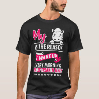 Mein Pferd ist der Grund, warum ich Retro Geweckt T-Shirt