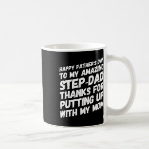 Mein Phantastischer Step-Papa danke, dass er mit m Kaffeetasse