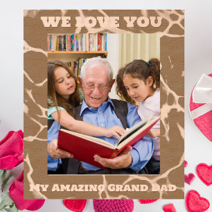 Mein Phantastisches Geschenk zum Grand Vater-Werbe Geätzte Rahmen