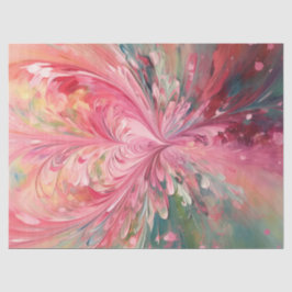 Mein Phoenixherz, wunderschöne Abstrakte Malerei Seidenpapier