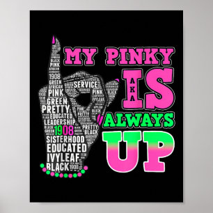 Mein Pinky ist immer oben Aka Black History Monat  Poster
