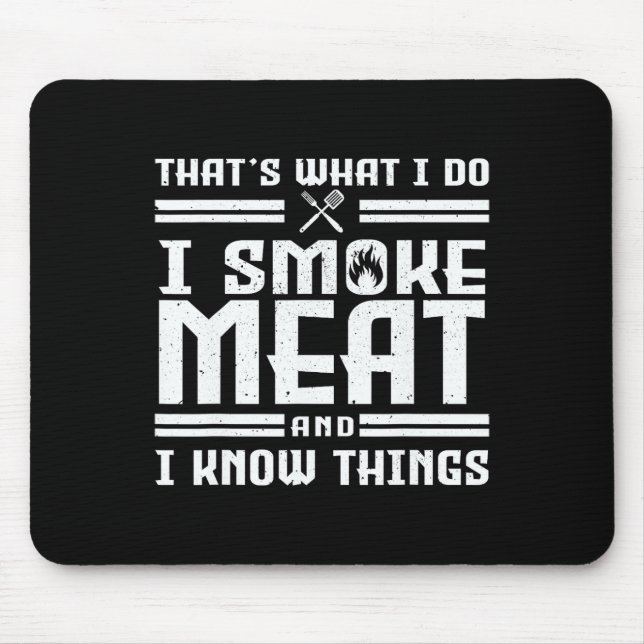 Mein Pion-Rauchfleisch ist perfekt Mousepad (Vorne)