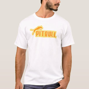Mein Pitbull orange u. gelb T-Shirt