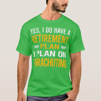 Mein Plan Fallschirmspringen Fallschirm Parachutt T-Shirt