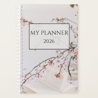 Mein Planer 2026 – Minimaler Floral Tagesplaner