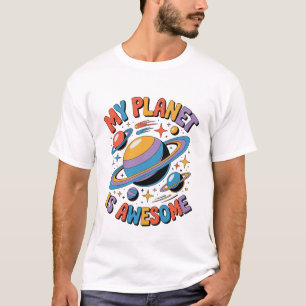 Mein Planet ist großartig Lustig Inspirierend Welt T-Shirt