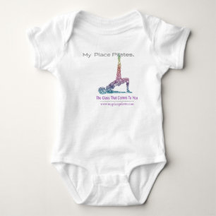 Mein Platz Pilates Logo Onsie Baby Strampler