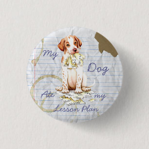 Mein Pointer Ate My Lessingplan Pinback Button