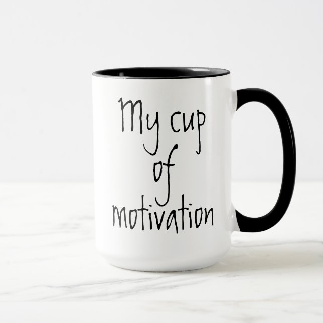 Mein Pokal der Motivation Kaffee Tasse (Rechts)