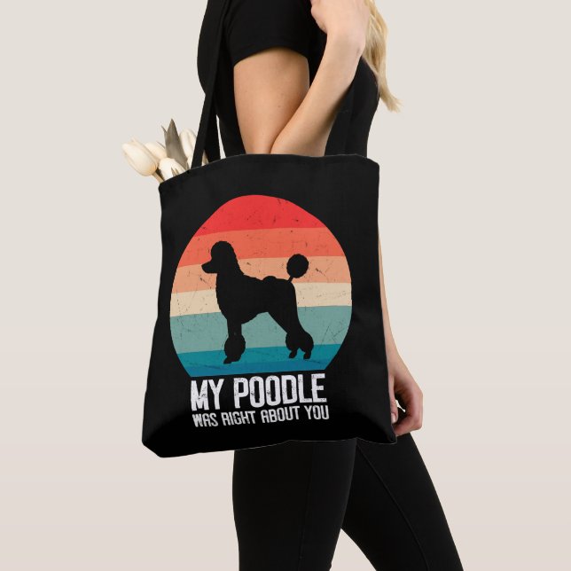 Mein Poodle hatte recht über dich Poodle dod Retro (Von Nahem)