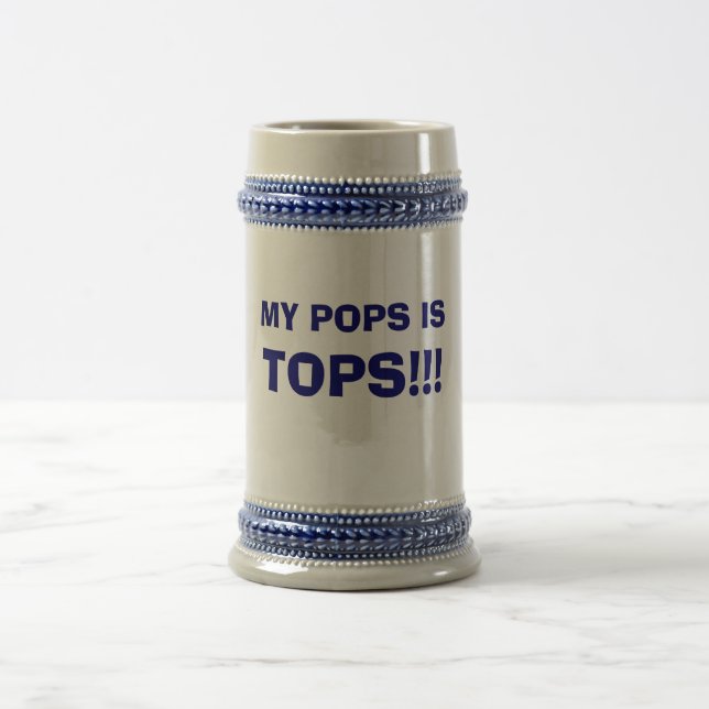 MEIN POP IST, ÜBERSTEIGT!!! BIERGLAS (Mittel)