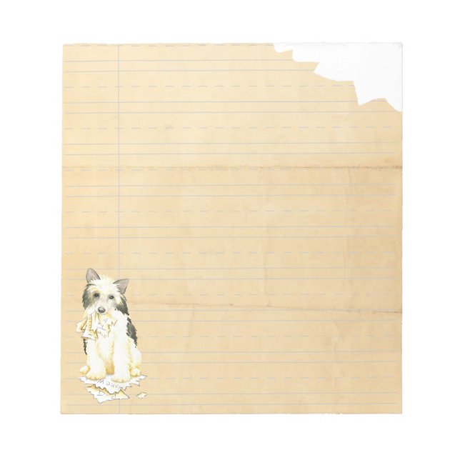 Mein Powderpuff Ate Meine Hausaufgaben Notizblock (Vorderseite)