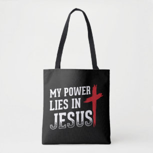 Mein Power liegt in Jesus kreuzen Gott Christliche