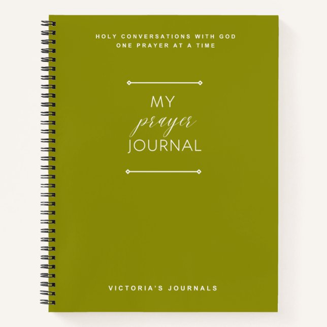 Mein Praetjournal Notizbuch (Vorderseite)