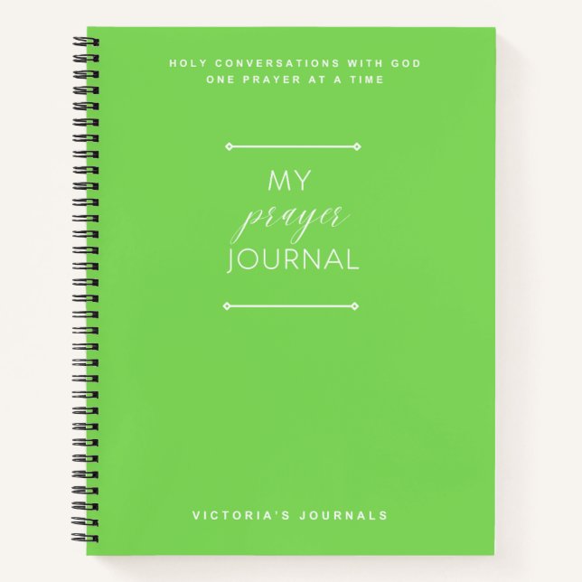 Mein Praetjournal Notizbuch (Vorderseite)