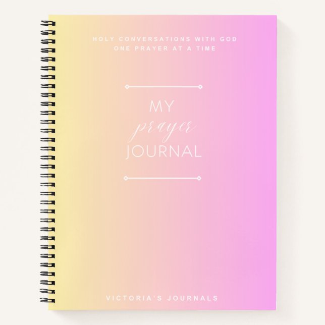 Mein Praetjournal Notizbuch (Vorderseite)