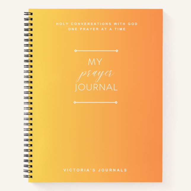 Mein Praetjournal Notizbuch (Vorderseite)