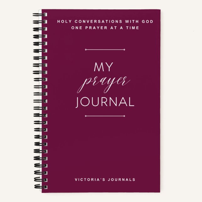 Mein Praetjournal Notizbuch (Vorderseite)