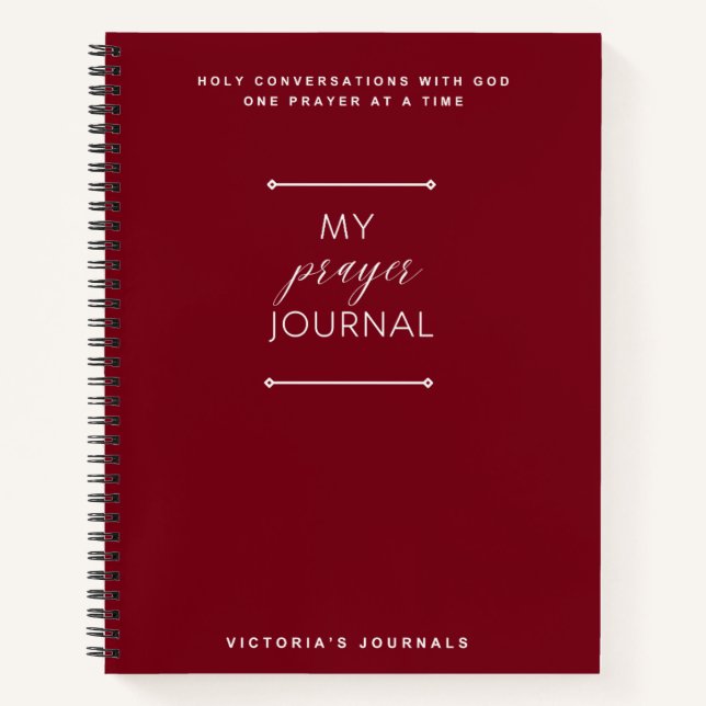 Mein Praetjournal Notizbuch (Vorderseite)