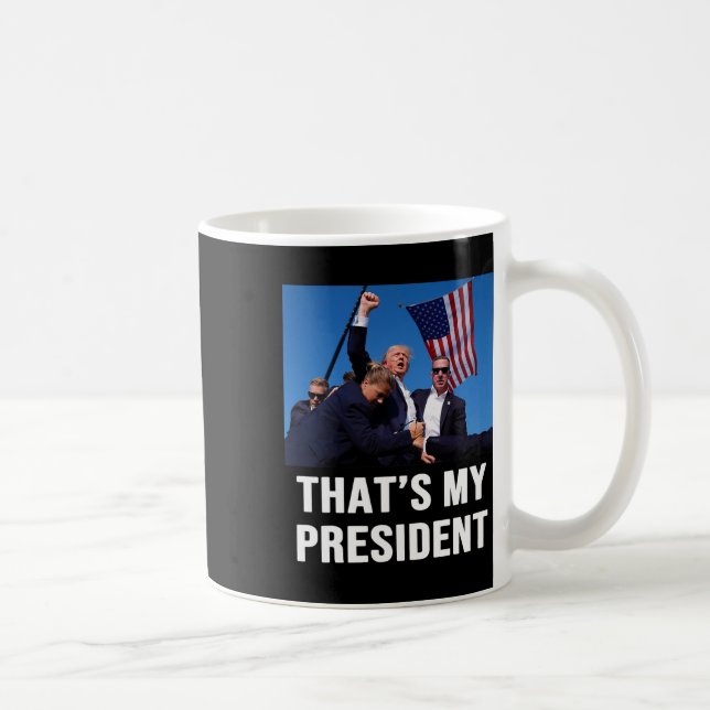 Mein Präsident Trump 2024 Kaffeetasse (Rechts)