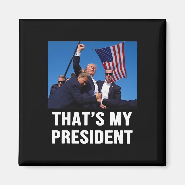 Mein Präsident Trump 2024 Magnet (Vorne)