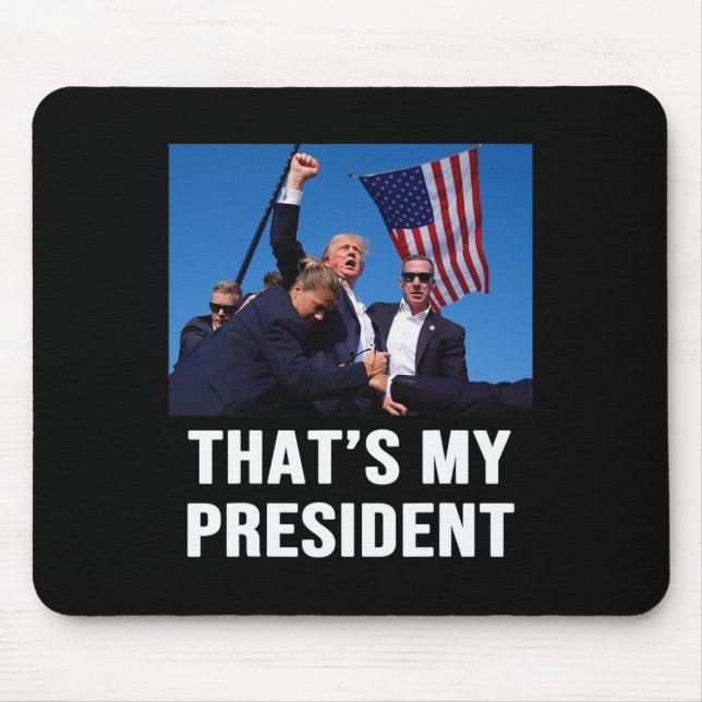 Mein Präsident Trump 2024 Mousepad (Vorne)
