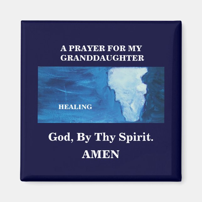 MEIN PRAYER FÜR MEIN GRANDDAUGHTER MAGNET (Vorne)