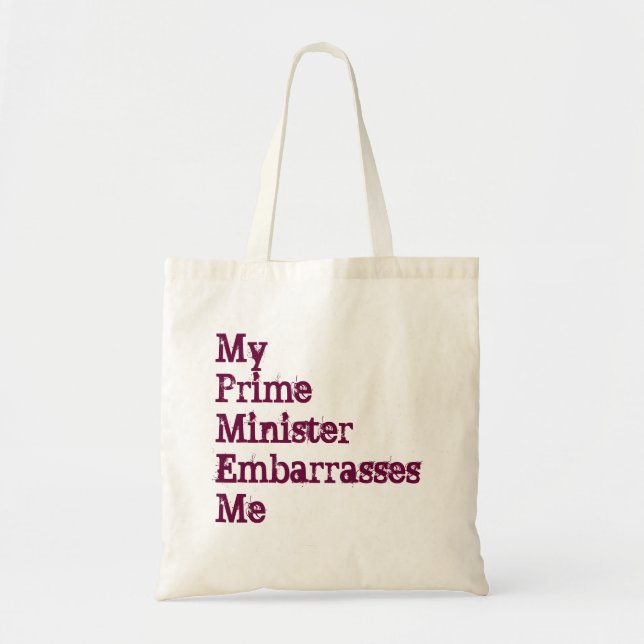 Mein Premierminister verwirrt mich Tasche (Vorne)