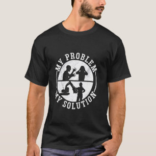 Mein Problem Mein Piktogramm Mama Vater Erdarbeit T-Shirt