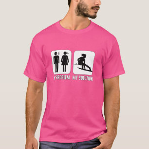Mein Problem Mein Piktogramm Mama Vater Wasserspor T-Shirt