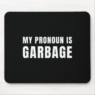 Mein Pronomen Ist Garbyge Sarkastische Trump Vance Mousepad