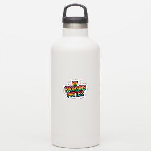 Mein Pronomen ist wichtig Stolz Design   LGBTQ+ Zi Aufkleber