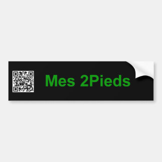 Mein QR Code Kaywa Dan Bizet Bannière Mes2Pieds Autoaufkleber