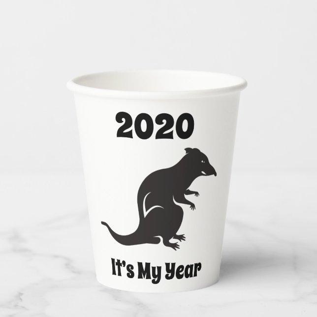 Mein Rat Jahr 2020 Pappbecher (Vorderseite)