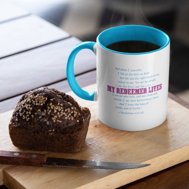 MEIN REDEEMER LEBT Osterwiederauferstehungsbibel V Tasse (Von Creator hochgeladen)