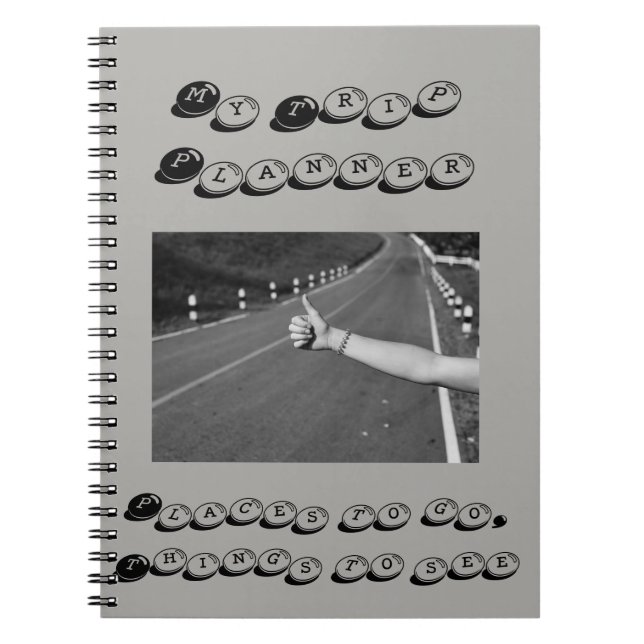 Mein Reiseplaner - Orte, Sehenswürdigkeiten Notizblock (Vorderseite)