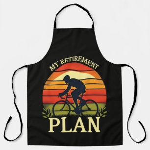 Mein Rentenplan Fahrrad-Enthusiast Schürze