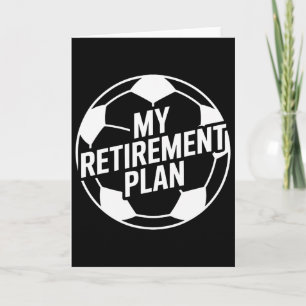 Mein Rentenplan Fußball Sport Byll Footbyll Spiel Karte