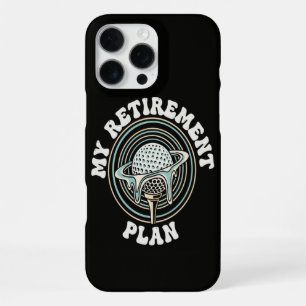 Mein Rentenplan Golf-Rentner Golfer iPhone 16 Pro Max Hülle
